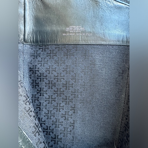 Tory Burch Grace Knee High Riding Boots Black leather tall‎ boots 6.5M - Picture 10 of 15